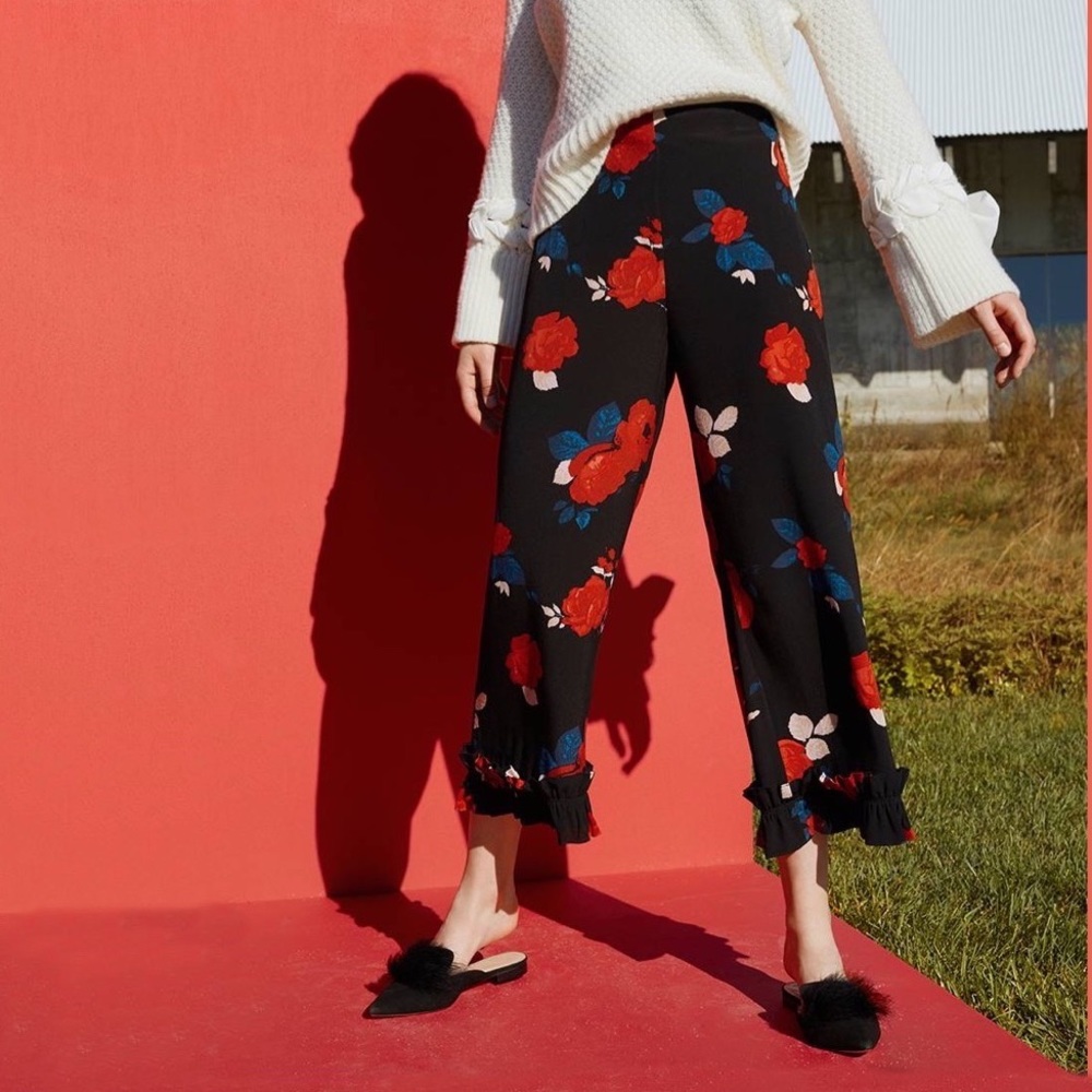 Club Monaco Wide Leg Pants